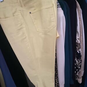 Light Yellow Women's Skinny Jeans